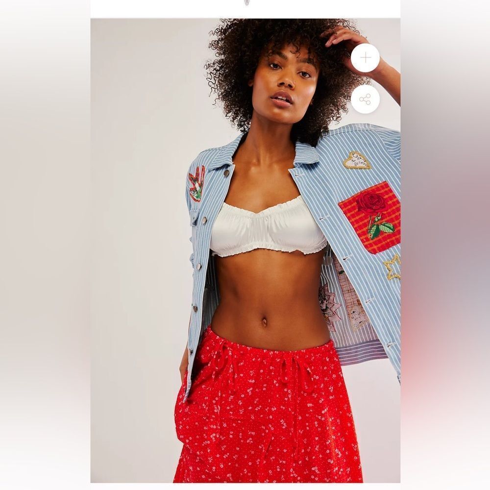 Free People Denim and Bone
ROMEO PATCHED JACKET - Picture 4 of 12